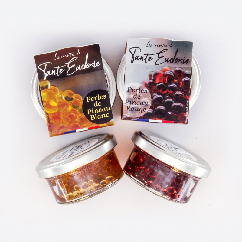 Duo Perles de Pineau Blanc et Rouge – Tante Eudoxie