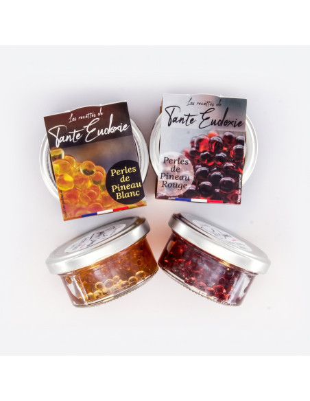 Duo Perles de Pineau Blanc et Rouge – Tante Eudoxie