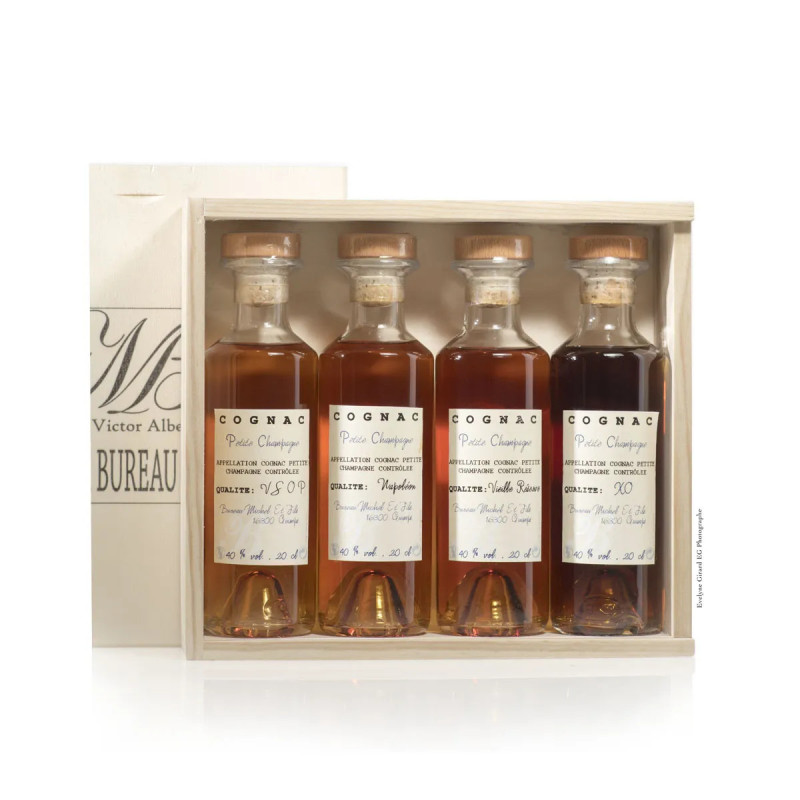 Coffret 4 Cognacs 4 Plaisirs – Dégustation | Maison Beaulandry