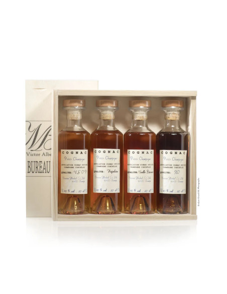 Coffret 4 Cognacs 4 Plaisirs – Dégustation | Maison Beaulandry